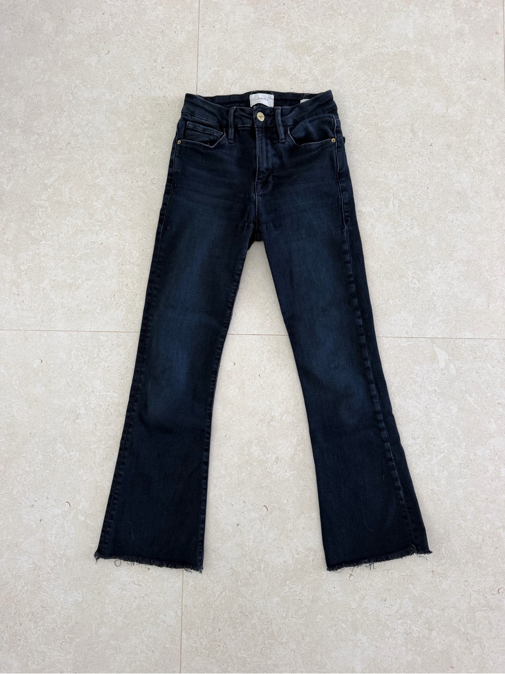 Frame Denim Le Crop Mini Boot